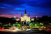 Saint,Louis,Cathedral,And,Jackson,Square,In,New,Orleans,,Louisiana,